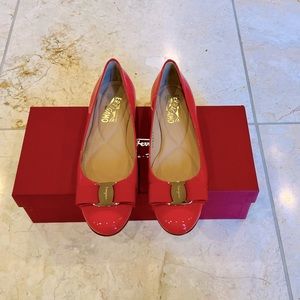 NEW Ferragamo Varina Flat US6.5